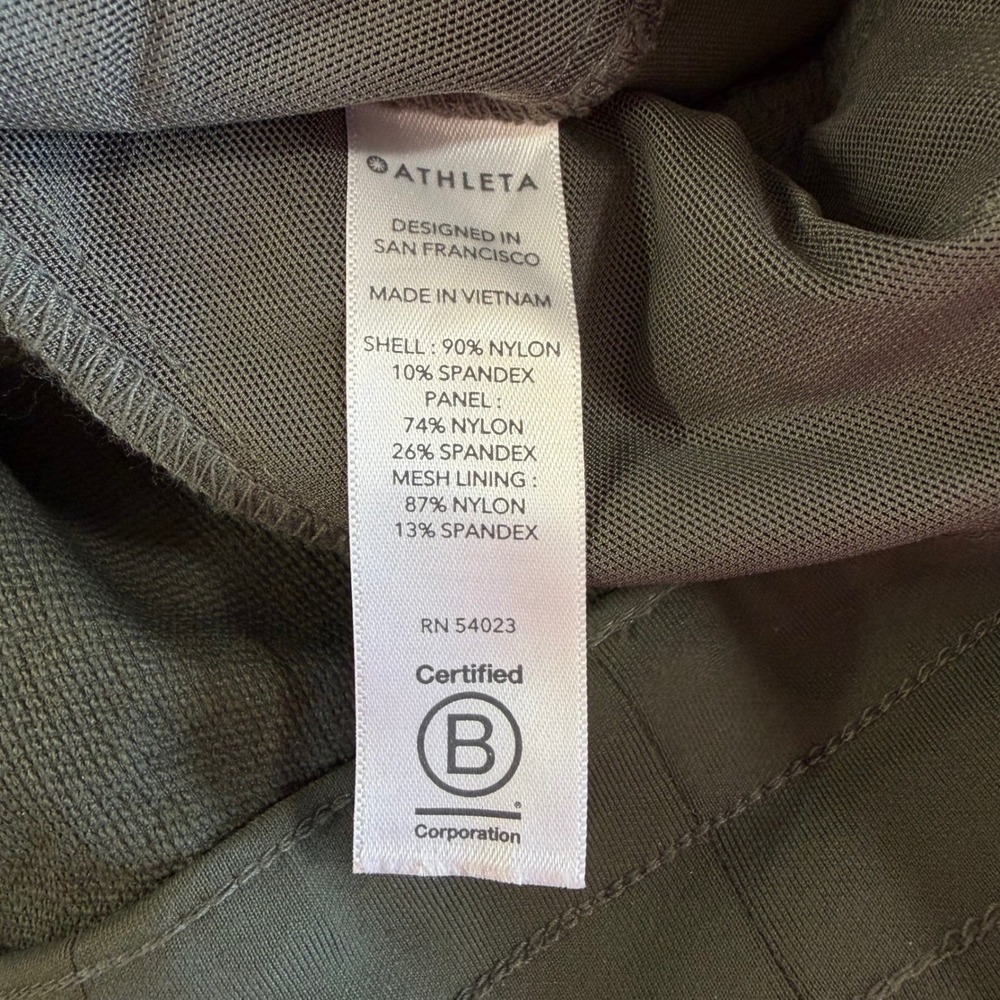 Athleta Headlands Hybrid Trek Jogger Pants Green 486183 Womens Size 2 - Picture 4 of 12